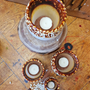 Wireless lamps - Pearl Bean Globe Tealight Candle - LES ARTISANS CIRIERS BRUXELLOIS