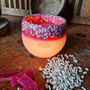 Wireless lamps - Pearl Bean Globe Tealight Candle - LES ARTISANS CIRIERS BRUXELLOIS