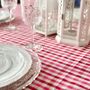 Table linen - Vichy spring tablecloths - ATELIER COSTÀ