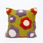 Cushions - Purple Flower Pillow Cover - COLORTHERAPIS