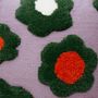 Cushions - Green Flower Pillow - COLORTHERAPIS