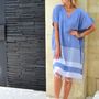 Apparel - Beach cover poncho with deep V neck - MON ANGE LOUISE