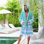 Apparel - Cotton hoodie kimono style Bathrobe Dressing gown - MON ANGE LOUISE