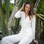 Apparel - Terry jumpsuit with long sleeves - MON ANGE LOUISE