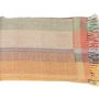 Throw blankets - Multi Stripe Plaid Orange - ML FABRICS