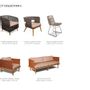 Chairs for hospitalities & contracts - A. GARCIA CRAFTS Settee and Chairs - DESIGN COMMUNE