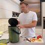 Unique pieces - Kitchen composter - BOKASHI ORGANKO 2 (olive) made from recycled plastics - PLASTIKA SKAZA - EXCEEDING EXPECTATIONS