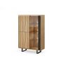 Storage boxes - Everest Tall Display Cabinet - ZAGAS FURNITURE