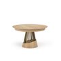 Dining Tables - Soleil Round Dining Table - ZAGAS FURNITURE