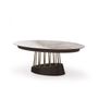 Dining Tables - Soleil Elipse Stainless Steel Dining Table - ZAGAS FURNITURE