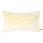 Fabric cushions - Housse de coussin 100% lin 30x50 - Motif ARRASTA PÉ couleur JAUNE - SABIÁ DESIGN