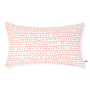 Fabric cushions - Housse de coussin 100% lin 30x50 - Motif ARRASTA PÉ couleur ROUGE - SABIÁ DESIGN