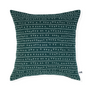 Fabric cushions - Housse de coussin 100% lin 45x45cm - Motif ARRASTA PÉ couleur vert AMAZÔNIA - SABIÁ DESIGN