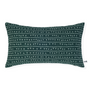 Fabric cushions - Housse de coussin 100% lin 30x50 - Motif ARRASTA PÉ couleur vert AMAZÔNIA - SABIÁ DESIGN