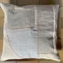Fabric cushions - Cushion cover, patchwork, 100% linen - ENSEMBLE