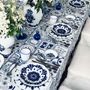 Linge de table textile - Nappes et serviettes en lin AZULEJOS - SUMMERILL AND BISHOP