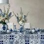 Linge de table textile - Nappes et serviettes en lin AZULEJOS - SUMMERILL AND BISHOP