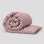 Linge de lit - Edredon vichy en lin et coton - LES PENSIONNAIRES