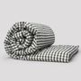 Linge de lit - Edredon vichy en lin et coton - LES PENSIONNAIRES