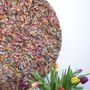 Pièces uniques - Sculpture papiers recyclés FLOW Décoration murale unique - HELENE SIELLEZ