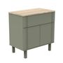 Chests of drawers - Eleonore Khaki 1-Drawer 2-Door Chest of Drawers - SAUTHON