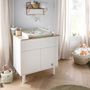 Chests of drawers - 2-door 1-drawer Eléonore White Dresser - SAUTHON