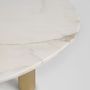Tables basses - Table basse Greenapple, table basse Curve, marbre Calacatta Bianco, fabriquée à la main au Portugal - GREENAPPLE DESIGN INTERIORS
