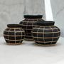 Vases - Le Vase Belly - Noir Naturel - M - BAZAR BIZAR LIVING