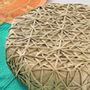 Fabric cushions - TADECO HOME T'nalak Ottoman Pouf - DESIGN PHILIPPINES HOME