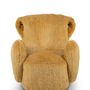 Armchairs - Greenapple Armchair, Grass Armchair, Orange Faux Fur, Handmade in Portugal - GREENAPPLE DESIGN INTERIORS