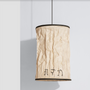 Hanging lights - Stitched Washable Paper Lamps (Baybayin Script for wind ) - INDIGENOUS