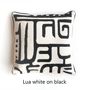 Fabric cushions - Lua Black - ML FABRICS
