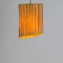 Hanging lights - Stitched Washable Paper Lamps (Orange) - INDIGENOUS