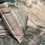 Fabric cushions - BADALPUR 40x55 cm linen cushion cover printed with an Ananbô image - EN FIL D'INDIENNE...