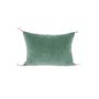 Fabric cushions - COCHIN 3 Ananbô visual multicolor printed linen cushion covers 25X35 cm - EN FIL D'INDIENNE...