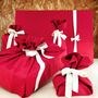 Gifts - Composition\" Christmas\” - reusable gift packaging made in France and made of cotton - NILE® - NILE