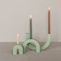 Candlesticks and candle holders - Kinta’s colored wood & arch candleholders - KINTA