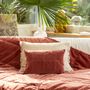 Coussins textile - BOHO Housse de coussin en velours de coton 30x45 cm - EN FIL D'INDIENNE...