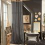 Curtains and window coverings - Curtain Platinum, linen and lurex - EN FIL D'INDIENNE...
