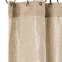Curtains and window coverings - Curtain Platinum, linen and lurex - EN FIL D'INDIENNE...
