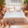 Throw blankets - ETAMINE washed linen bedside table 90x200 cm - EN FIL D'INDIENNE...