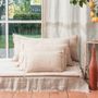Fabric cushions - ETAMINE 2 Washed Linen Pillow Covers 30x45 cm - EN FIL D'INDIENNE...