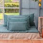 Fabric cushions - ETAMINE 2 Washed Linen Pillow Covers 30x45 cm - EN FIL D'INDIENNE...