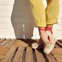 Chaussures - Éclat d'Été - Espadrilles à Ruban Multicolores - &ATELIER COSTÀ