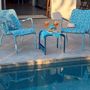 Fauteuils de jardin - Coussin de siège - modèle Ingrid gamme Exclusive - coussin de siège outdoor personnalisable pour le fauteuil bas de la gamme Luxembourg - SOFTLANDING