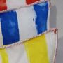Fabric cushions - Solar cushion hand painted - BACIO DEL MARINAIO