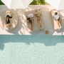 Transats - Lit bain de soleil rond effet raphia - MX HOME