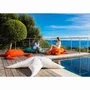 Deck chairs - XL floating white starfish ottoman - MX HOME