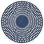 Other caperts - ILLUSION round rug - Midnight blue - AFK LIVING DESIGNER RUGS