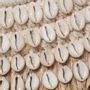 Mirrors - The Raffia Cowrie Mirror - Natural White - BAZAR BIZAR LIVING